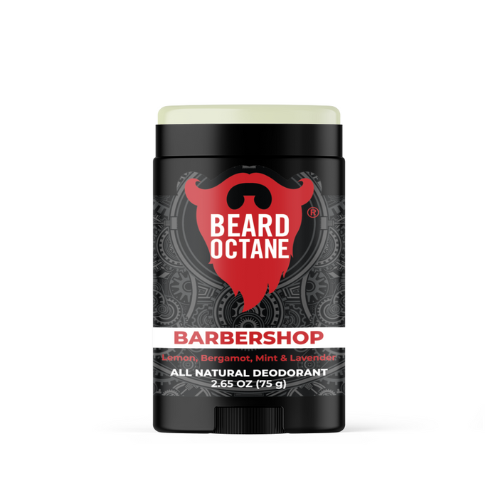 Barbershop Natural Deodorant - Shaving Cream, Lemon & Bergamot