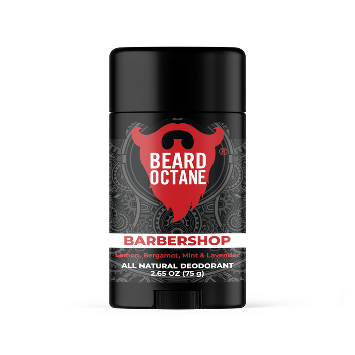 Barbershop Natural Deodorant - Shaving Cream, Lemon & Bergamot