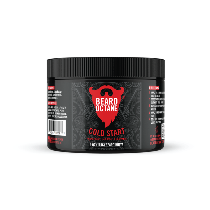 Cold Start Beard Butta - Brisk Peppermint, Tea Tree & Eucalyptus