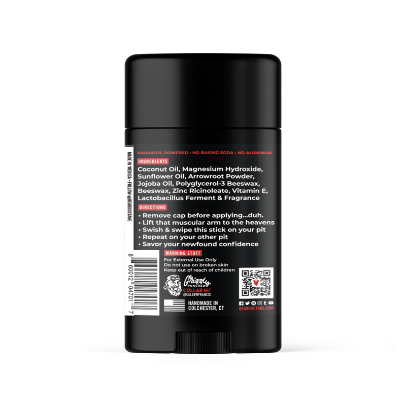 Grizzly Puncher Natural Deodorant - Teakwood, Oakmoss & Bergamot