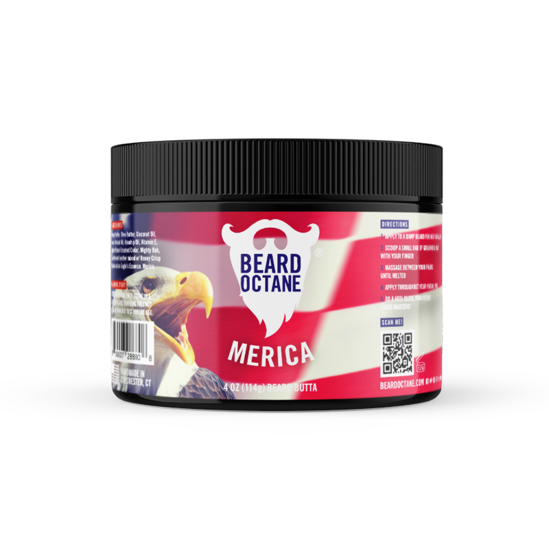 Merica Beard Butta - Cedar, Leather, Apples & Musk