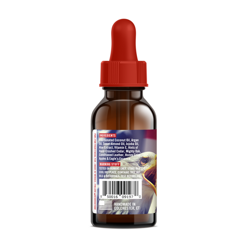 Merica Beard Oil - Cedar, Leather, Apples & Musk