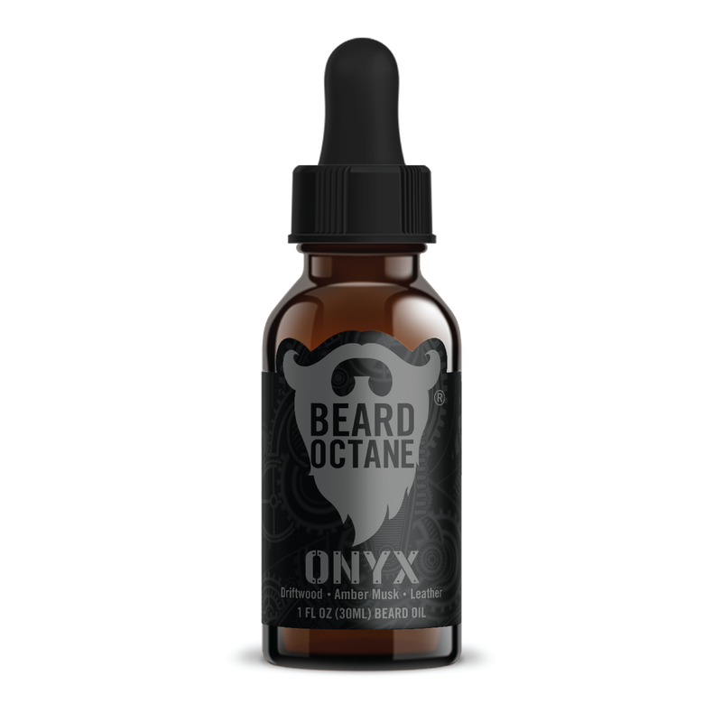 Onyx Beard Oil - Driftwood, Amber Musk & Leather