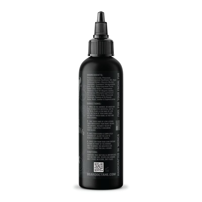 Onyx Lather Conditioning Wash - Driftwood, Amber Musk & Leather