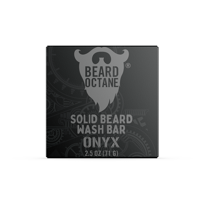Onyx Solid Beard Wash Bar - Driftwood, Amber Musk & Leather