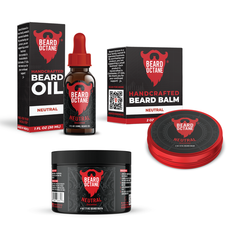 Soften & Style Kit - Beard Oil, Butta & Balm Combo