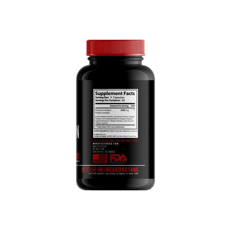 Collagen - Healthy Beard Growth & Skin Supplement