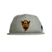 Beard Octane Flat Brim Leather Patch Snapback Hat